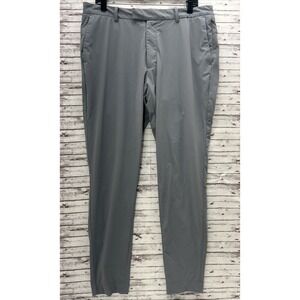 Peter Millar Blade Performance Golf Ankle Pant 35x30 Gale Gray MA22EB520FB FLAW